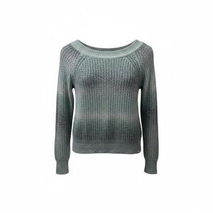 Abercrombie Kids Pullover Chenille Sweater Light Blue Ombre Size 13/14